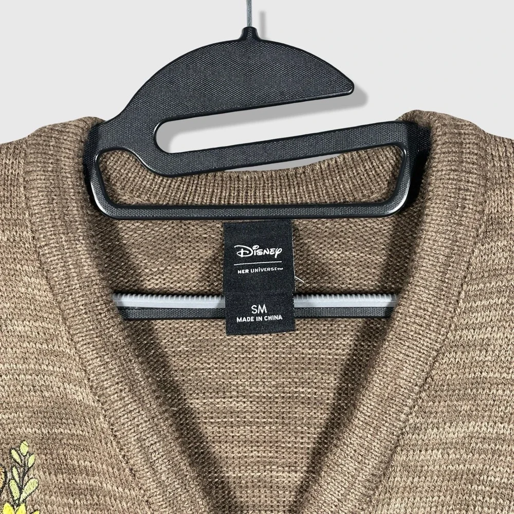 Her Universe Cardigan Women Small Brown Nightmare Before Christmas Disneycore